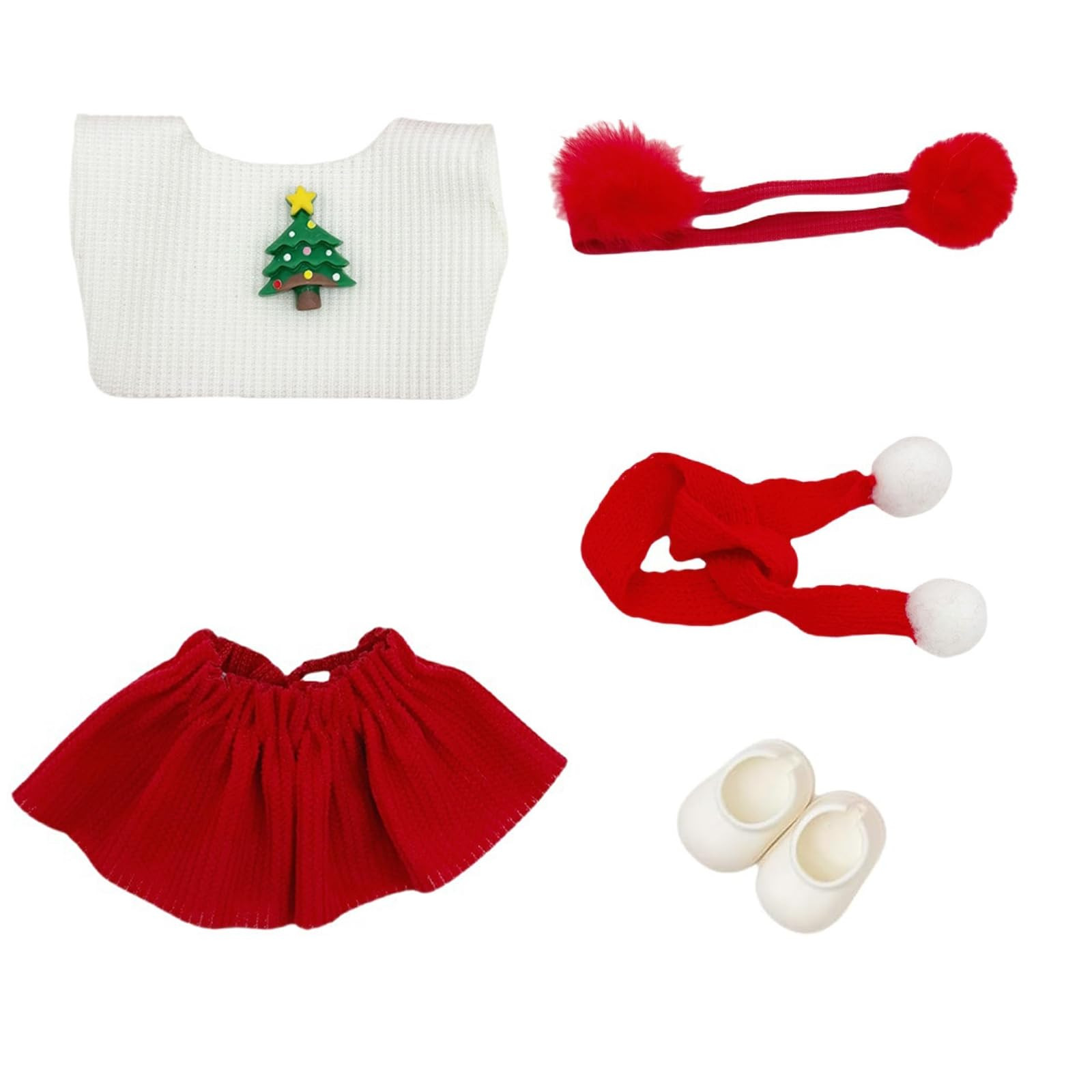 Doll Outfit Clothes Set for 17cm Dolls, Cute Dolls Accessories, Premium Fashion Hat Overalls Swea... | Amazon (US)