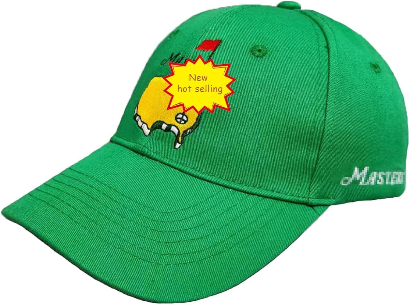 Embroidery Logo Cap Golf Hat for Men Women Green Trucker Caddy Ball Cap Golf Merchandise | Amazon (US)