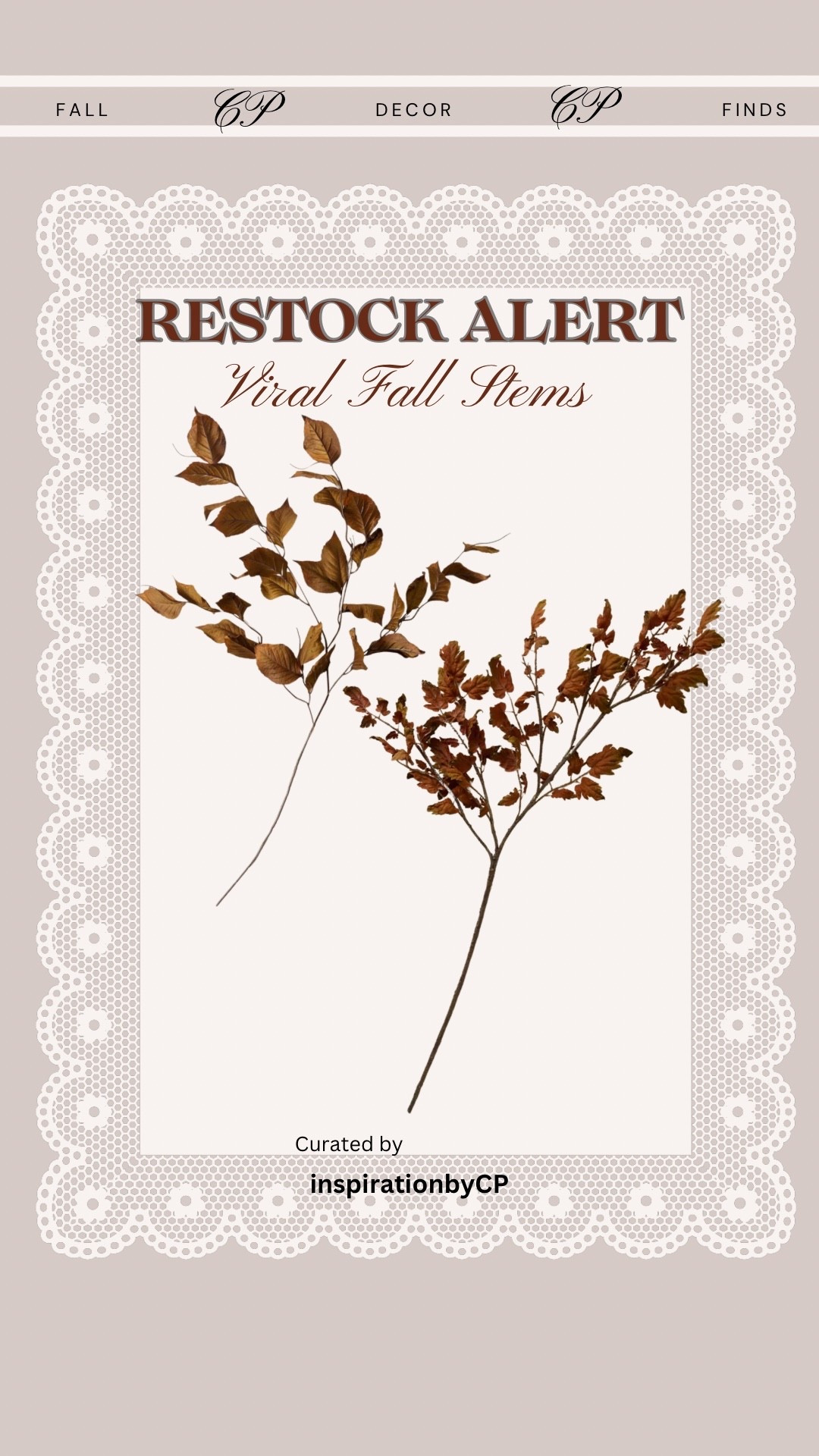 Magnolia Viral Fall Stems are back in stock 
#fallflorals #autumndecor #restockalert

#LTKSeasonal #LTKHome #LTKU