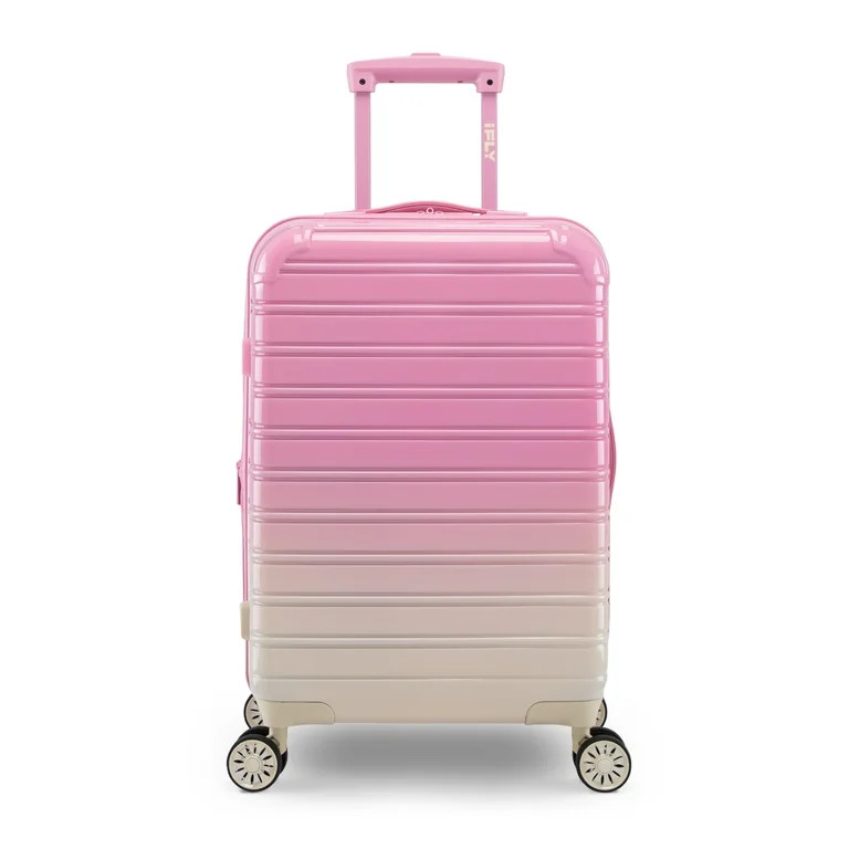 iFLY Hardside Fibertech Carry-on Luggage 20", Strawberry Lemonade | Walmart (US)