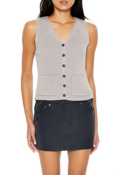 Patch Pocket Sweater Vest | Forever 21