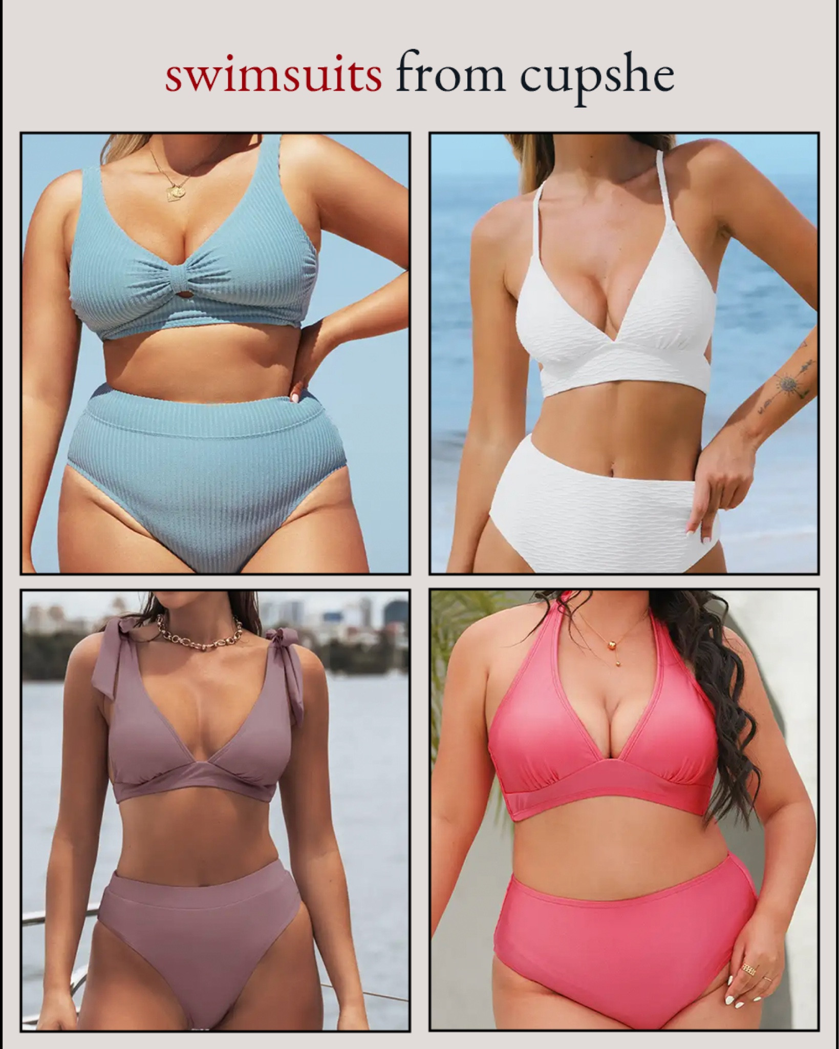 Bikinis from cupshe

#LTKswim #LTKunder50 #LTKSeasonal