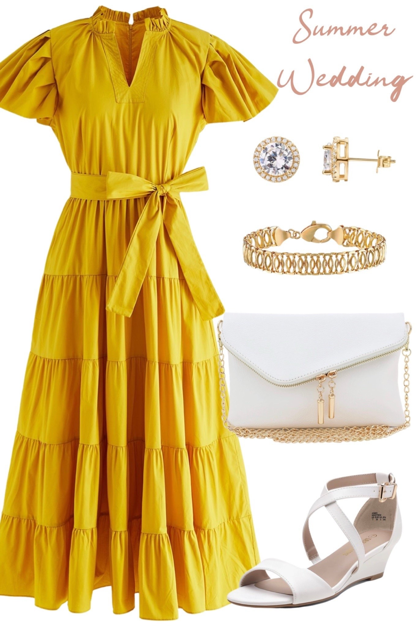 Spring summer yellow women’s dress at Chicwish, accessories on Amazon.

Summer dress, garden party dress, outdoor wedding, back yard wedding, dressy casual wedding, semi formal wedding guest dress, party dress, event dress.

#LTKWedding #LTKSeasonal