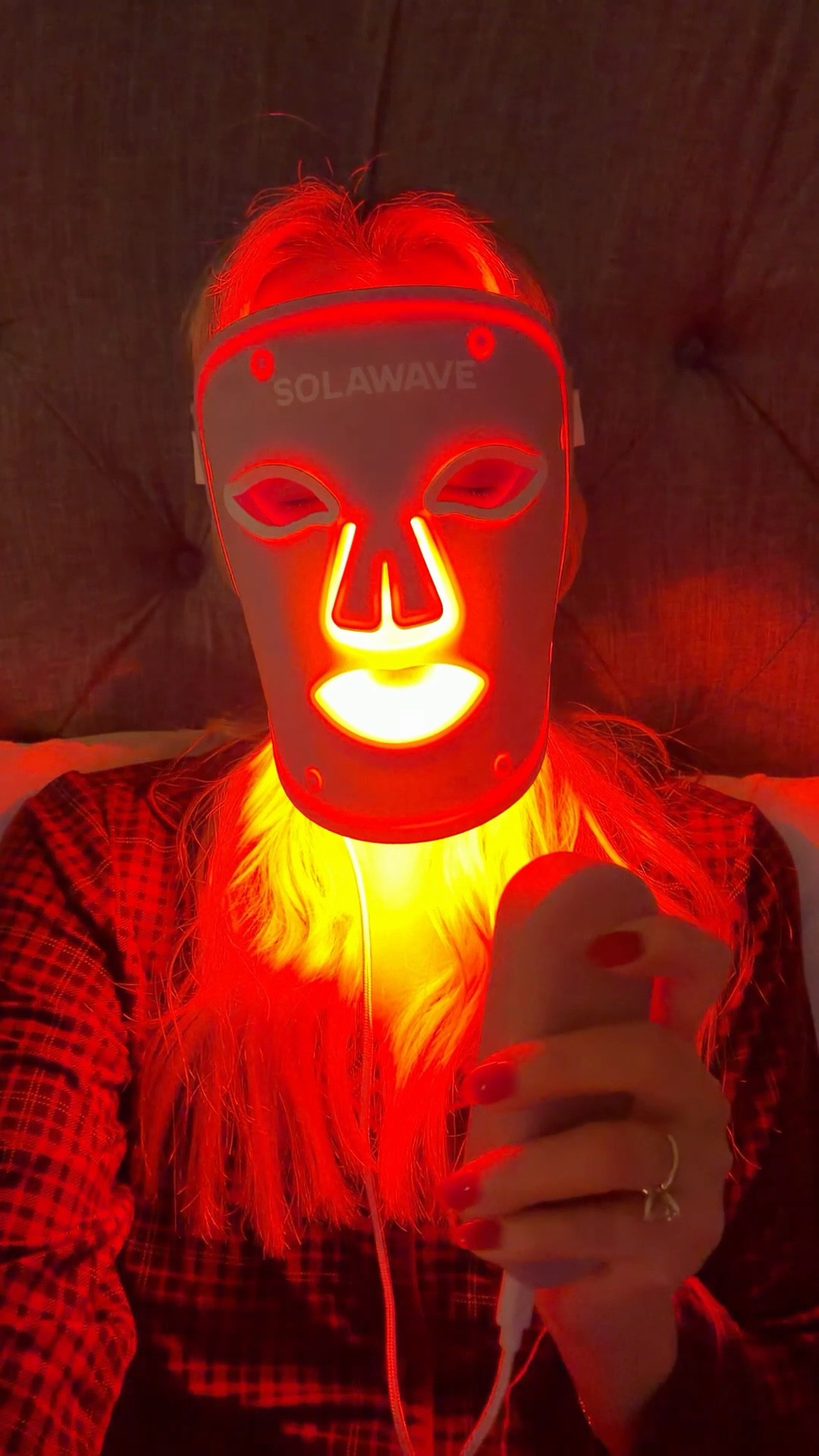 Red light mask on sale! Only $210, reg $399! Literally becoming a fave part of my day! 3 minute treatment that improves texture, redness, and fine lines! I used it 3-5x per week! The perfect gift for the beauty lover! My holiday plaid pajamas are 50% off with my code ELIZABETH50! Wearing xs, I’m 5’7”. 

#LTKHoliday #LTKBeauty #LTKGiftGuide