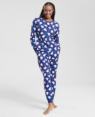 Holiday Lane's Women's Santas PJ Set, Macy's Exclusive - Macy's | Macy's