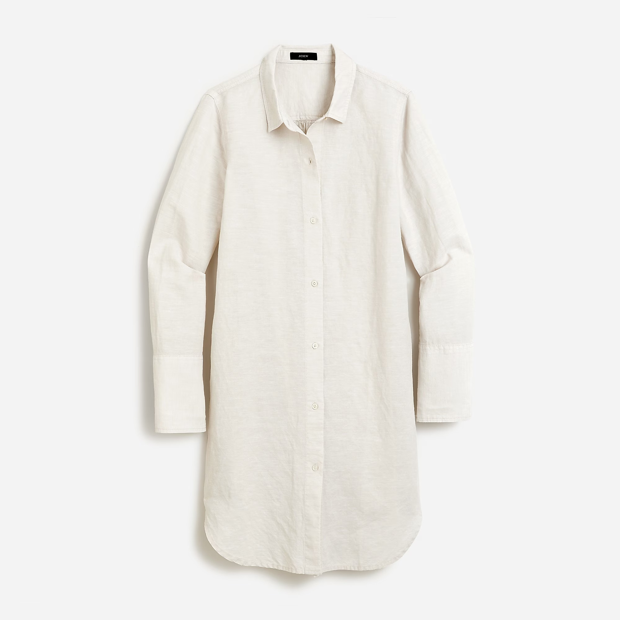 Button-up beach cover-up in linen-cotton | J. Crew US