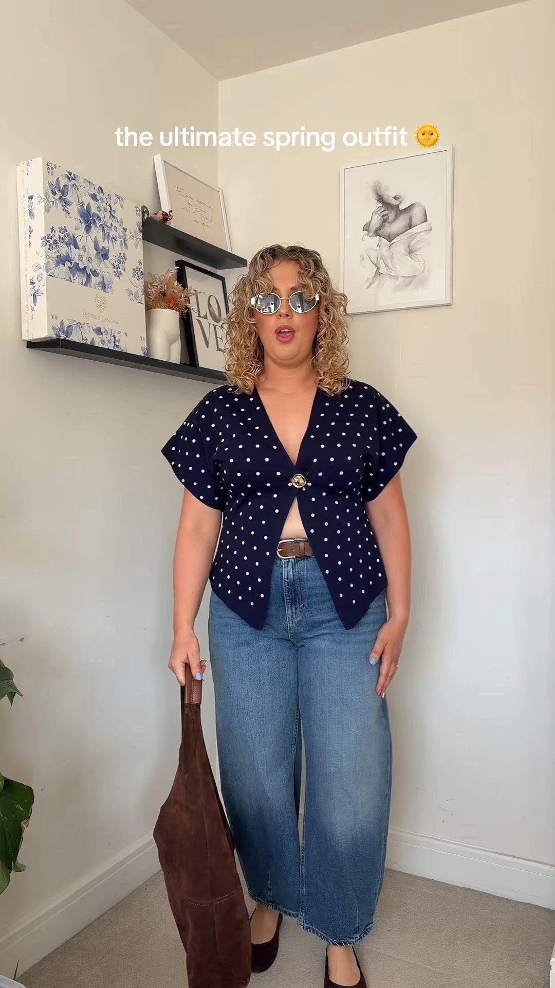 Polka dot spring is here 💐 #springoutfits #polkadots 

#LTKspring #LTKuk #LTKmidsize