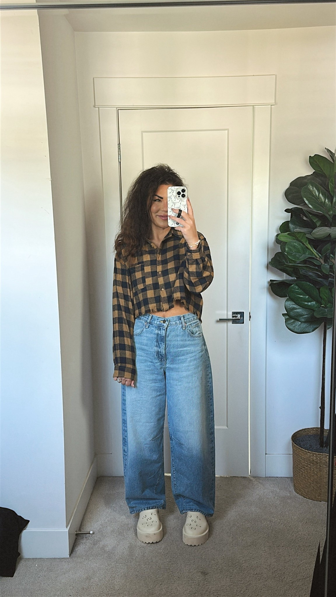 little OOTD for ya 🤭

Barrel jeans from Amazon @cake.the.label , cropped flannel, Gucci platform clogs (because… obviously), and my go-to @raeliv.boutique Mini Chain Hoops—waterproof, two-in-one, and always in rotation.

Comfy, cool, and ready for anything.

Comment below for the link 🤍

#OOTD #RAËLIVStyle #AmazonJeans #GucciClogs #CakeTheLabel #BarrelJeans #TarnishFreeJewelry #StyleThatMovesWithYou #ElevatedEveryday #CasualCool

#LTKStyleTip #LTKShoeCrush #LTKSummerEdit