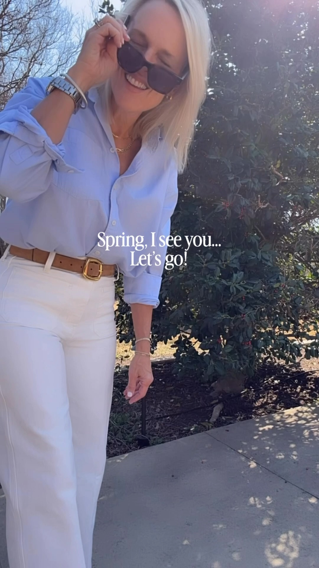 Trousers are 30% off
And this button up is close to 30% off!
@jcrew 

Denim Fit is tts 
Top - oversized, eyes sized down to  xs ￼

#LTKSaleAlert #LTKootd #LTKOver40