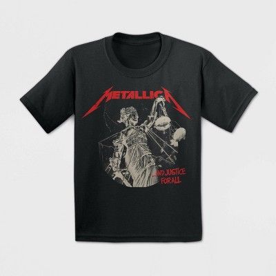 Toddler Boys' Metallica Short Sleeve T-Shirt - Black | Target