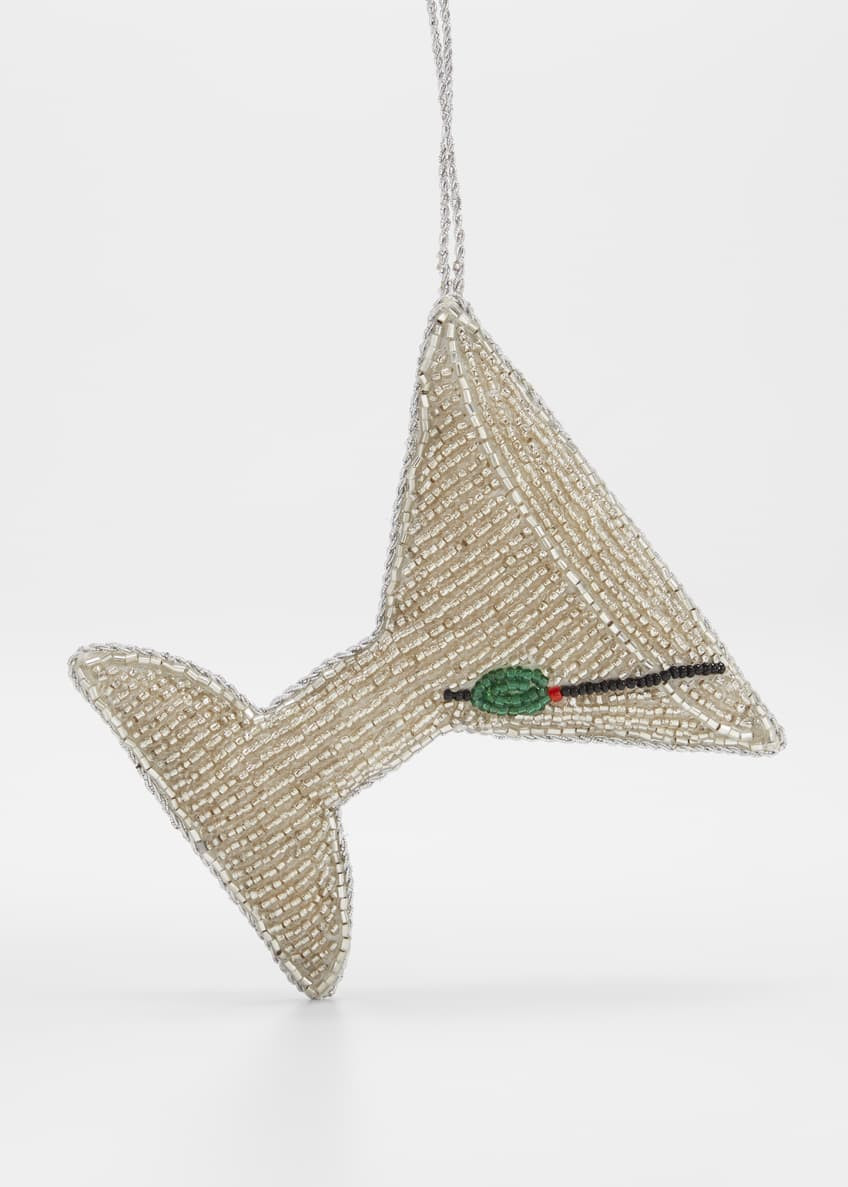 Martini Beaded Ornament | Bergdorf Goodman