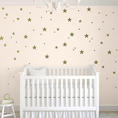 TOARTi Stars Wall Decals (124 Decals) Wall Stickers Removable Home Decoration Easy to Peel Stick ... | Amazon (US)