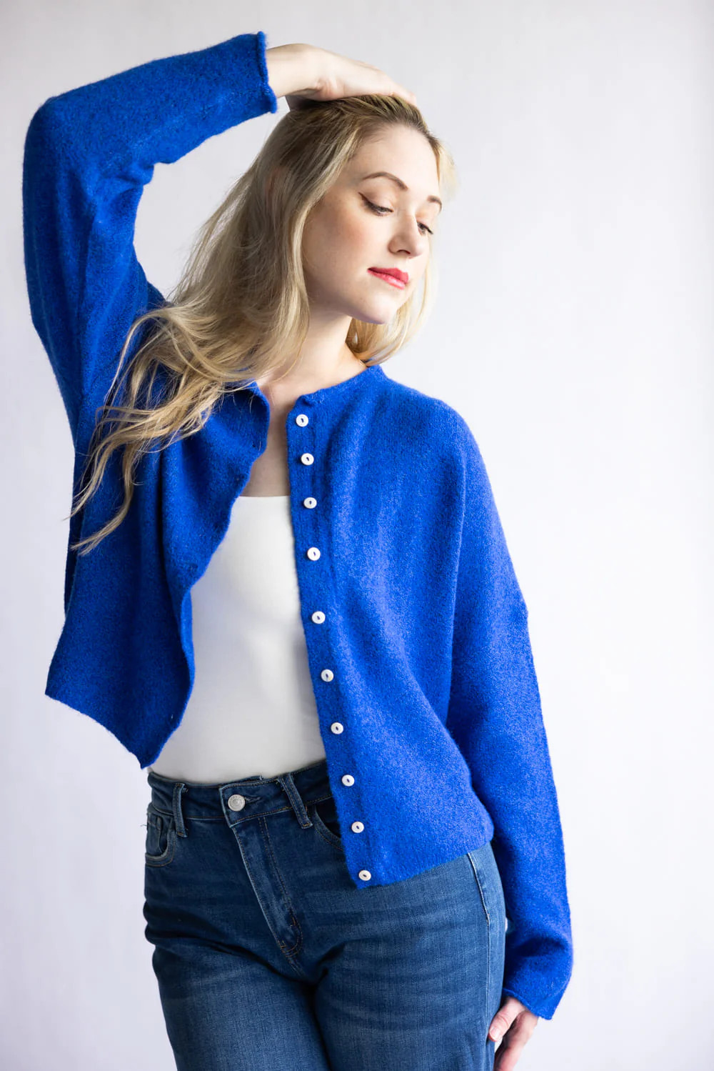 Things Between Piper Cardigan for Women in Blue | TBW237-BLU | Glik's
