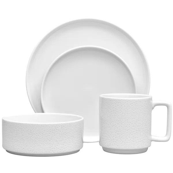 ColorTex 4 Piece Place Setting Set, Service for 1 | Wayfair North America