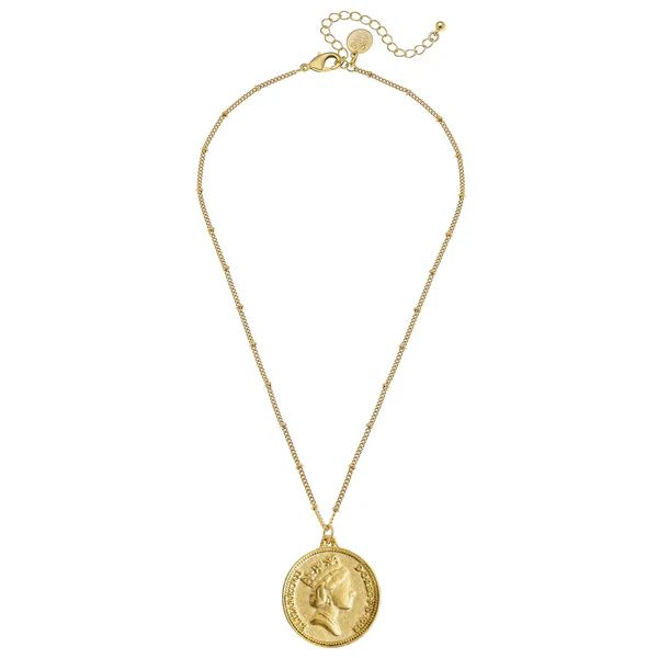 Queen Elizabeth Coin Dainty Necklace | Susan Shaw