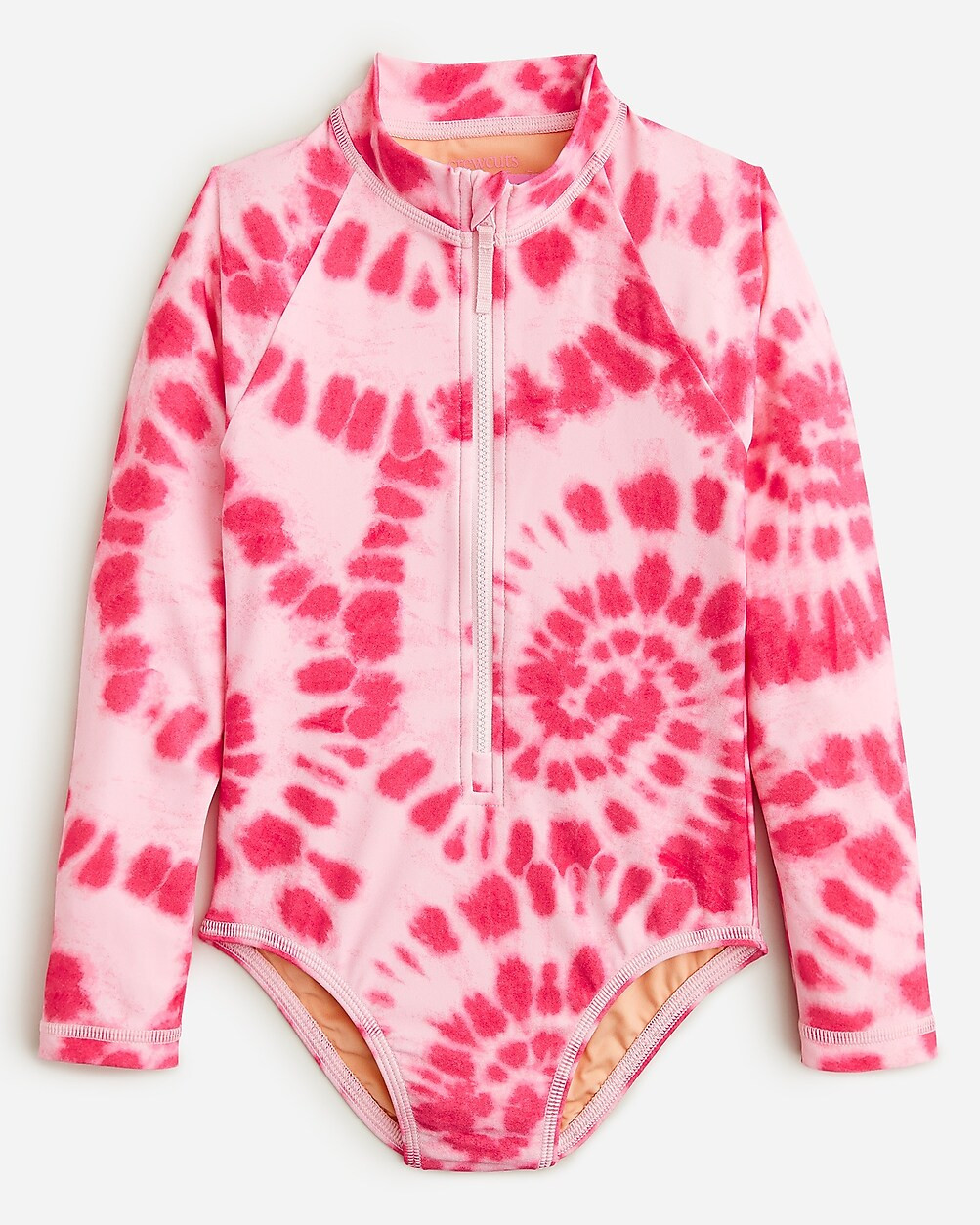 Girls' printed rash guard one-piece swimsuit with UPF 50+ | J. Crew US