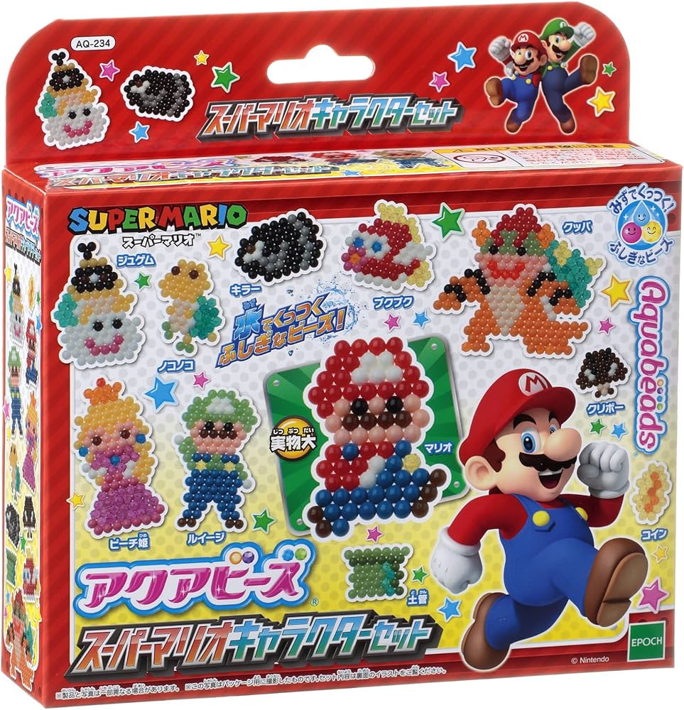 Aquabeads Super Mario Character Set Additional Beads | Amazon (US)