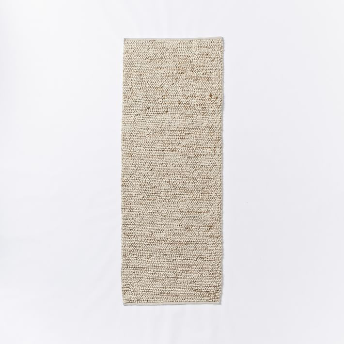Mini Pebble Wool Jute Rug | West Elm (US)