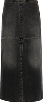 MM6 MAISON MARGIELA Denim Midi Skirt | Farfetch Global
