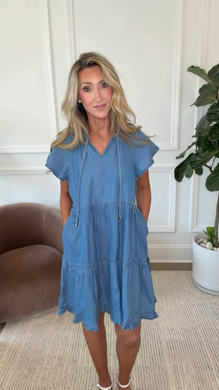 Obsessed with this lightweight chambray dress for summer!!

#LTKootd #LTKgrwm #LTKmomlife
