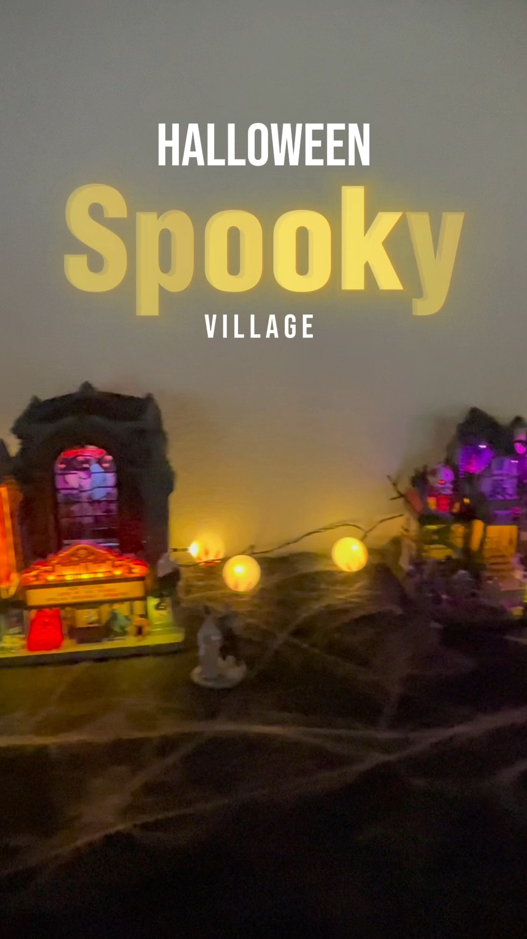 Collect an entire Halloween village! LED lit structures, miniature townspeople who fit right into the local aesthetic. 

#LTKHome #LTKVideo #LTKSeasonal