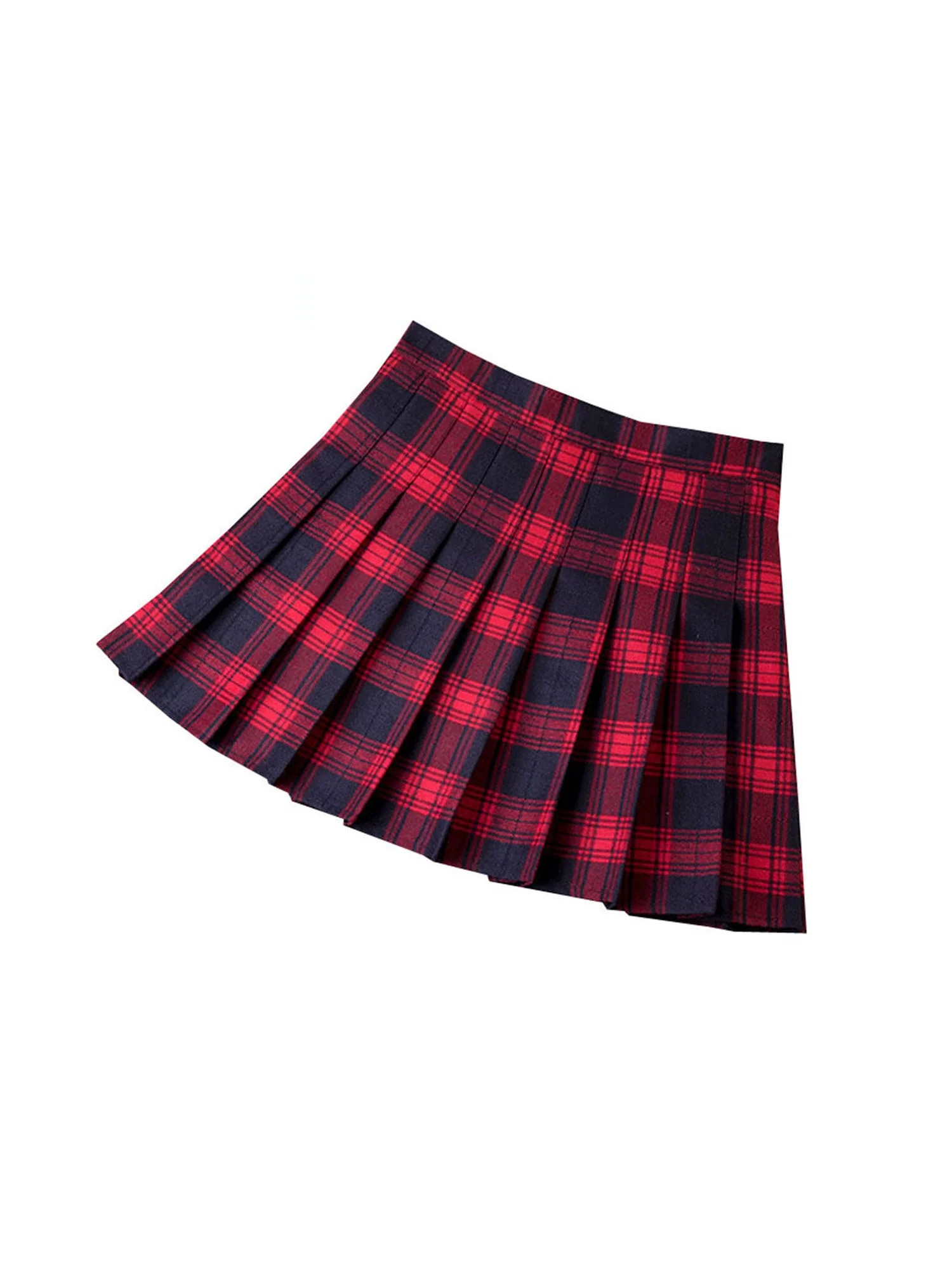 SUNSIOM Women Plaid Skirt Stylish High Waist Skirt for Party Shopping Daily Wear | Walmart (US)