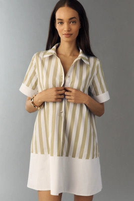 Pollie Swing Tunic Mini Dress | Anthropologie (US)