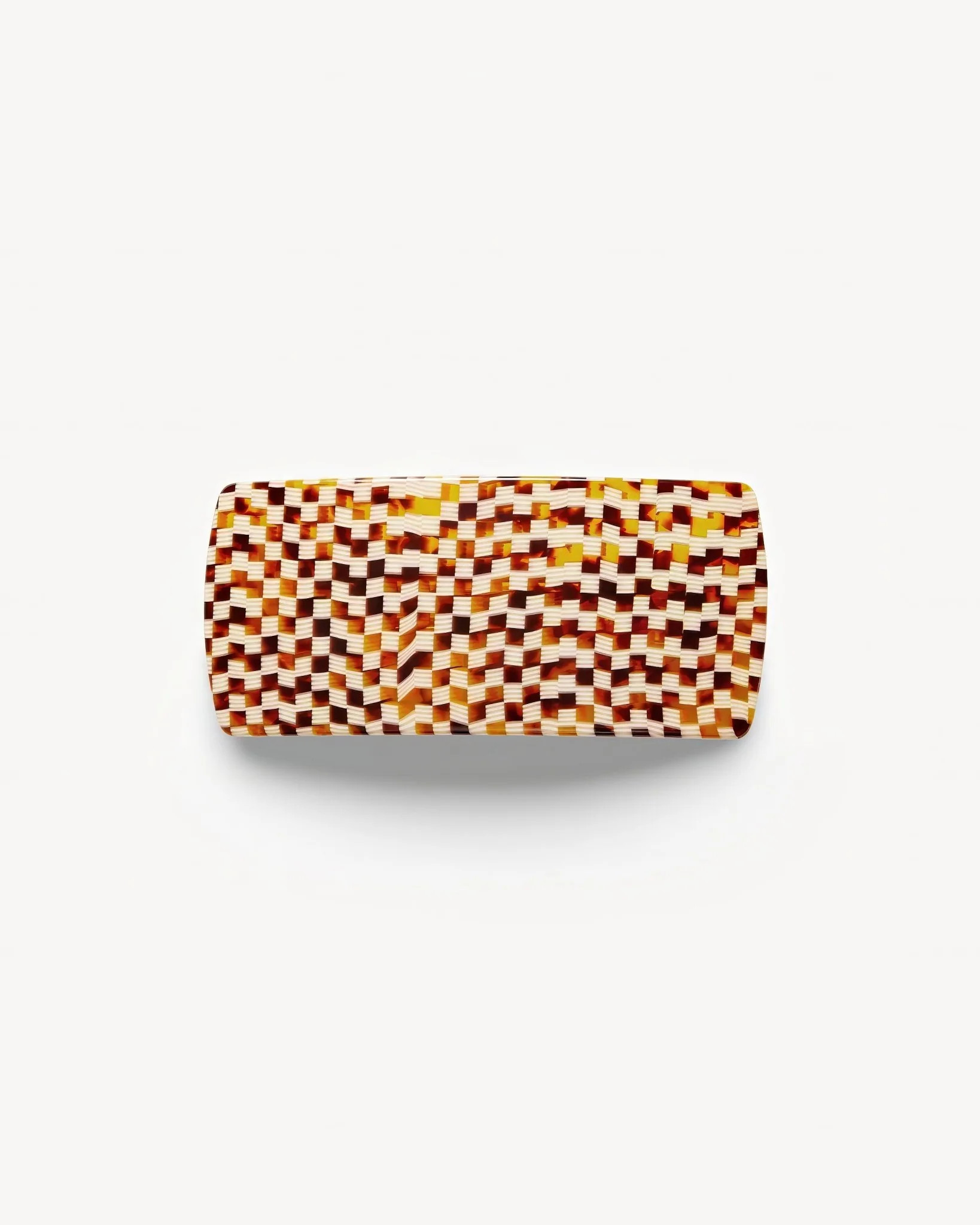 Machete Jumbo Box Barrette in Tortoise Checker | Machete