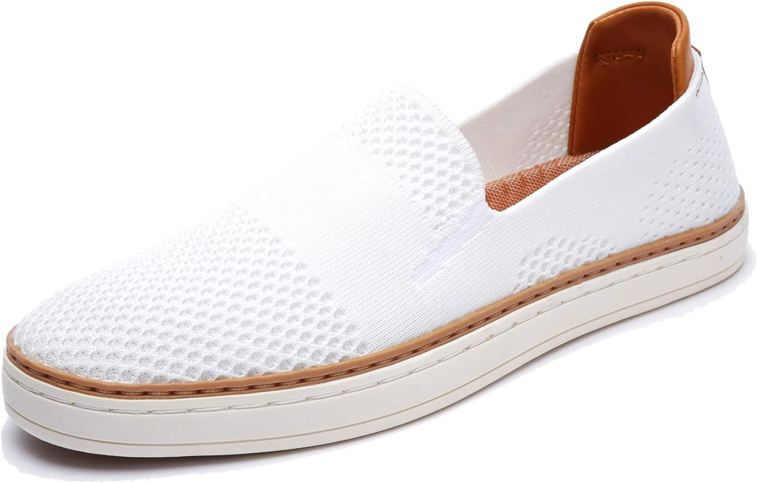 TRULAND Women’s Slip On Sneakers Fashion Tennis Shoes - Breathable Knit Loafers Casual Summer S... | Amazon (US)