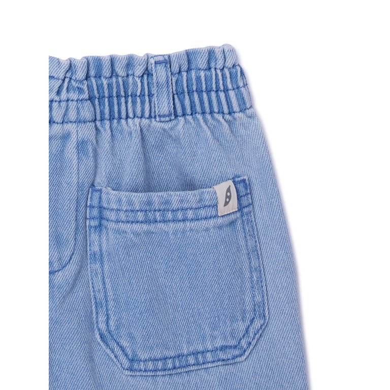 easy-peasy Toddler Girl Denim Paperbag Short, Sizes 18M-5T - Walmart.com | Walmart (US)
