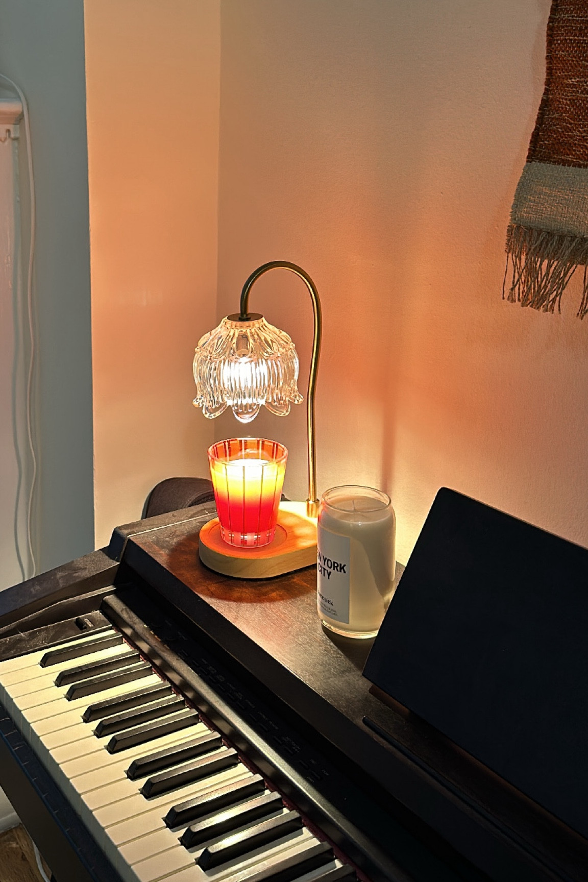 Love my candle warming light to help my favorite candles last as long as possible 🎃❤️

#LTKHome