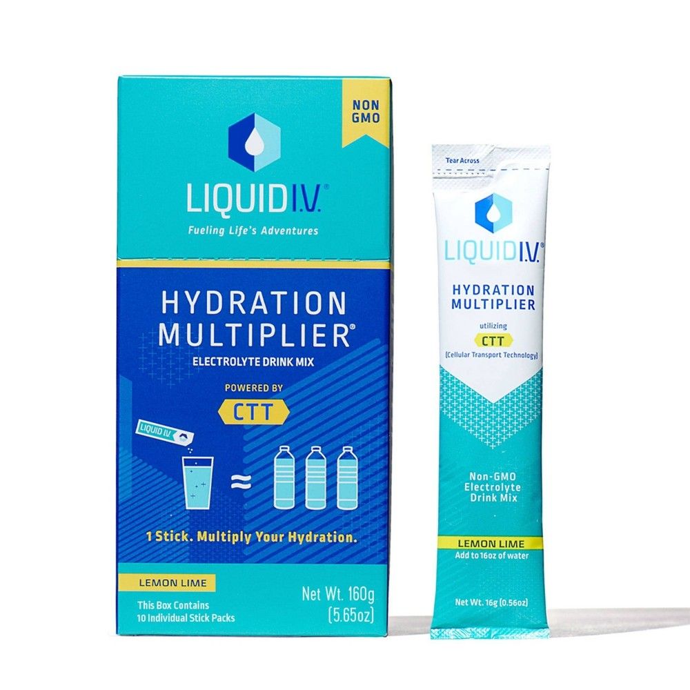Liquid IV Powder - Lemon Lime - 10ct/0.56oz | Target