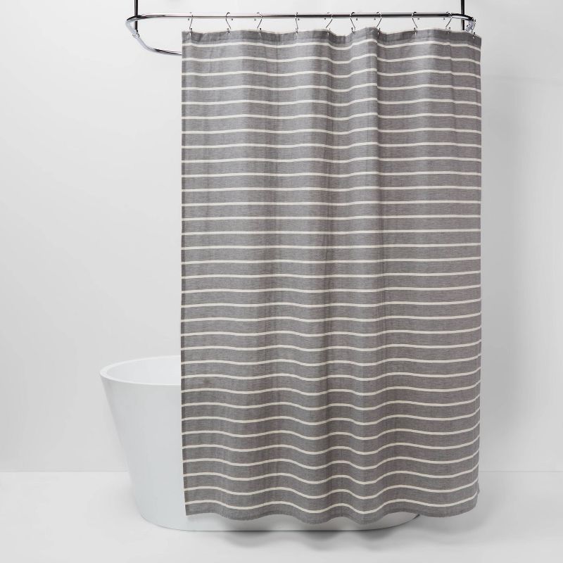 Stripe Shower Curtain Radiant Gray - Threshold™ | Target
