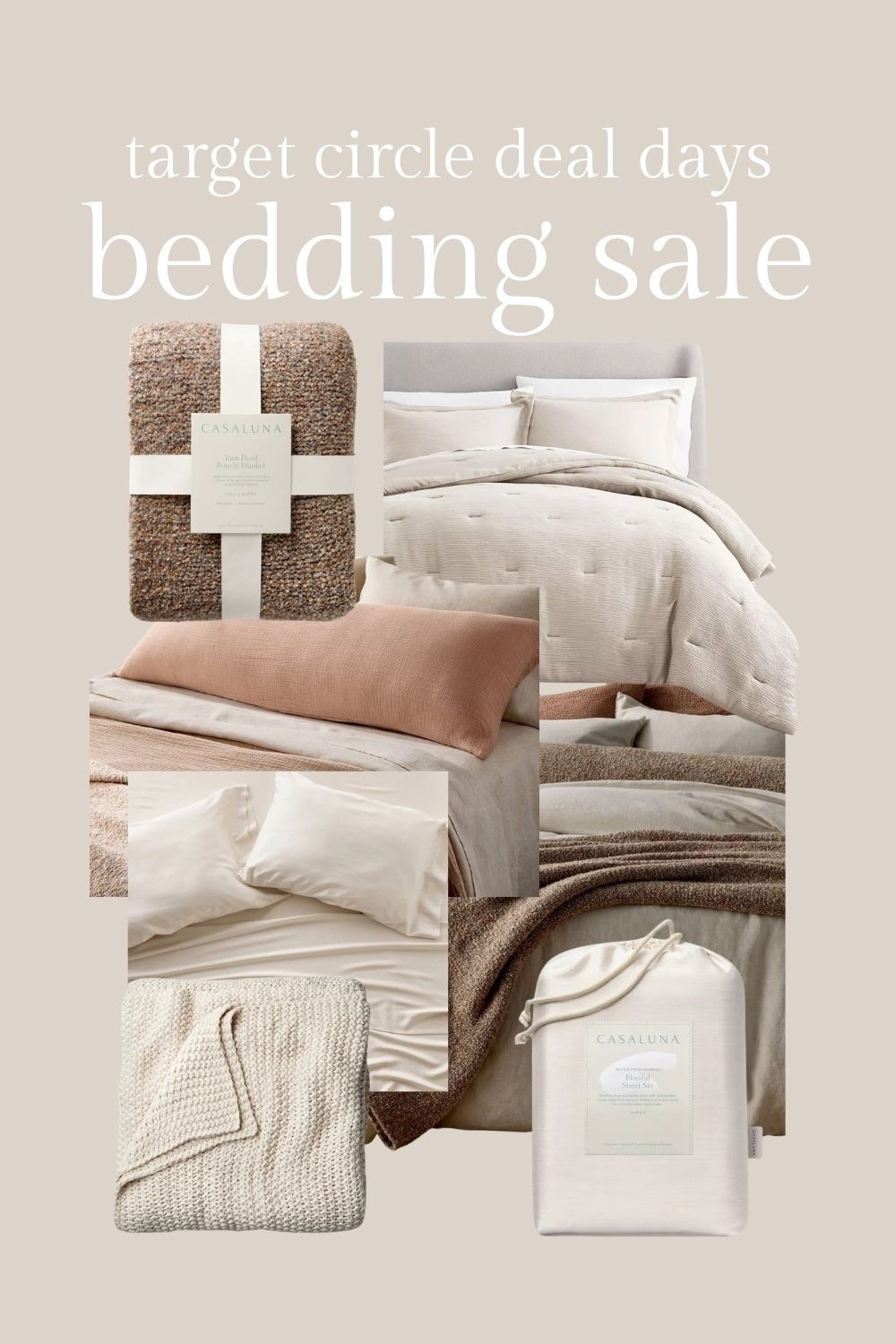 40% off Casaluna and Theshold bedding at Target! I just stocked up on pillows and sheets for the cabin and saved aver $200! 
Target Circle Deal Days. 
Linked all my favorites here…
@Target #sponsored

#LTKHome #LTKSaleAlert