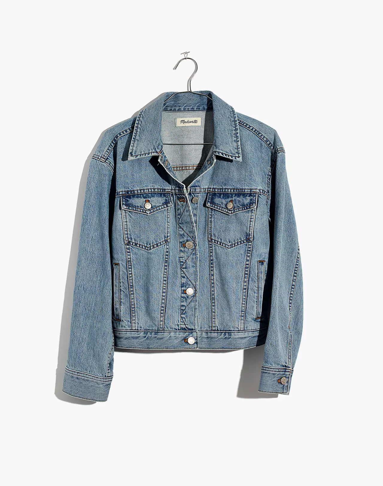 The Boxy-Crop Jean Jacket in Fitzgerald Wash | Madewell
