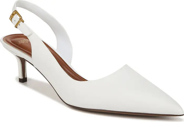SARTO by Franco Sarto Kimberly Half d'Orsay Pointed Toe Kitten Heel Pump (Women) | Nordstromrack | Nordstrom Rack