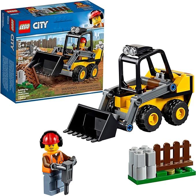 LEGO City Great Vehicles Construction Loader 60219 Building Kit (88 Pieces) | Amazon (US)