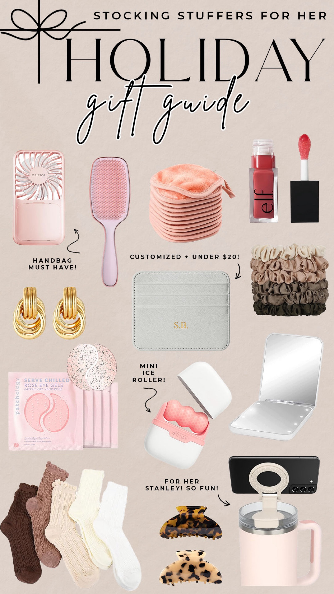 Holiday gift guide: stocking stuffers for her from Amazon! 

#stockingstuffers

Amazon gift ideas. Amazon stocking stuffers. Amazon stocking stuffers for her. Amazon gifts for her under $20  

#LTKHoliday #LTKGiftGuide #LTKFindsUnder50