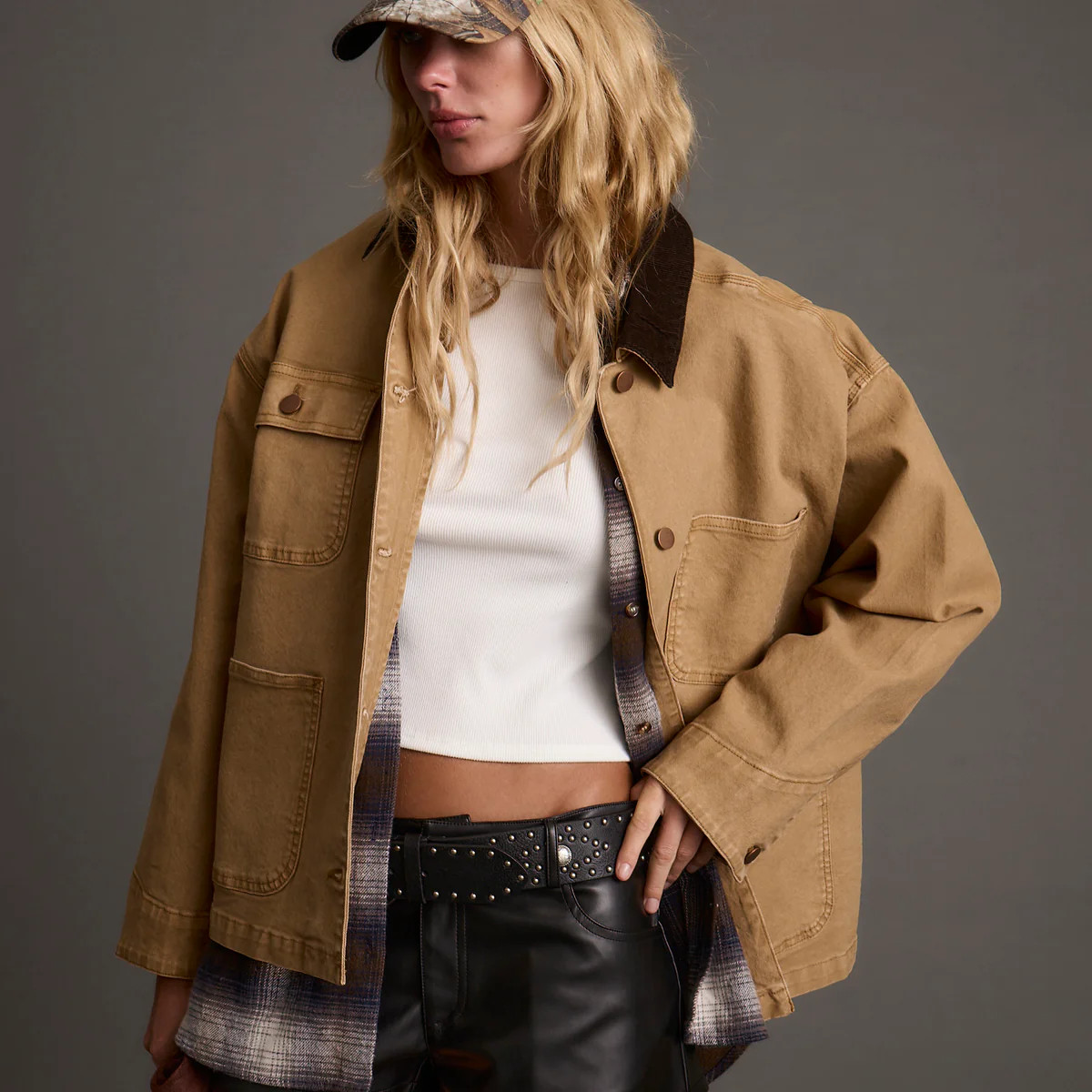 Harbor Khaki Barn Jacket | 12th Tribe