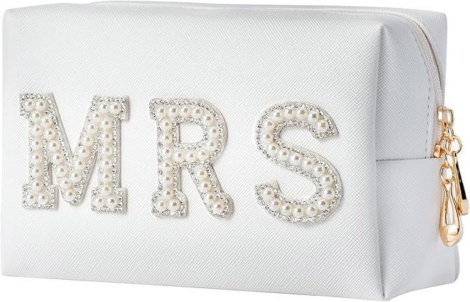Bride To Be Gift Set - Makeup Bag, Slippers, Robe, Hair Clip - Wedding Gifts | Amazon (US)