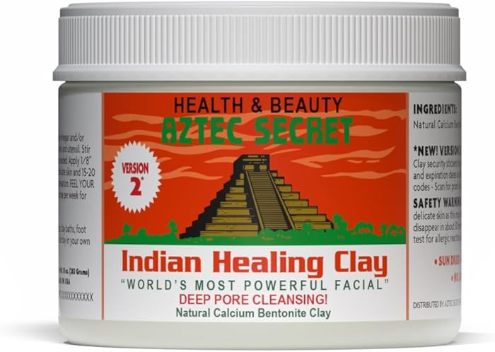 Aztec Secret - Indian Healing Clay 10oz Jar - Deep Pore Cleansing Facial & Body Mask – The Orig... | Amazon (US)