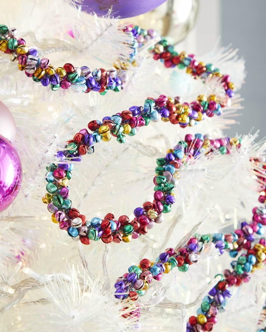 Neiman Marcus Candied Christmas Bell Garland, 72" | Neiman Marcus