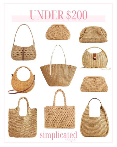 Spring & summer bags under $200

Raffia bag
Rattan bag

#LTKfindsunder100 #LTKstyletip #LTKSeasonal