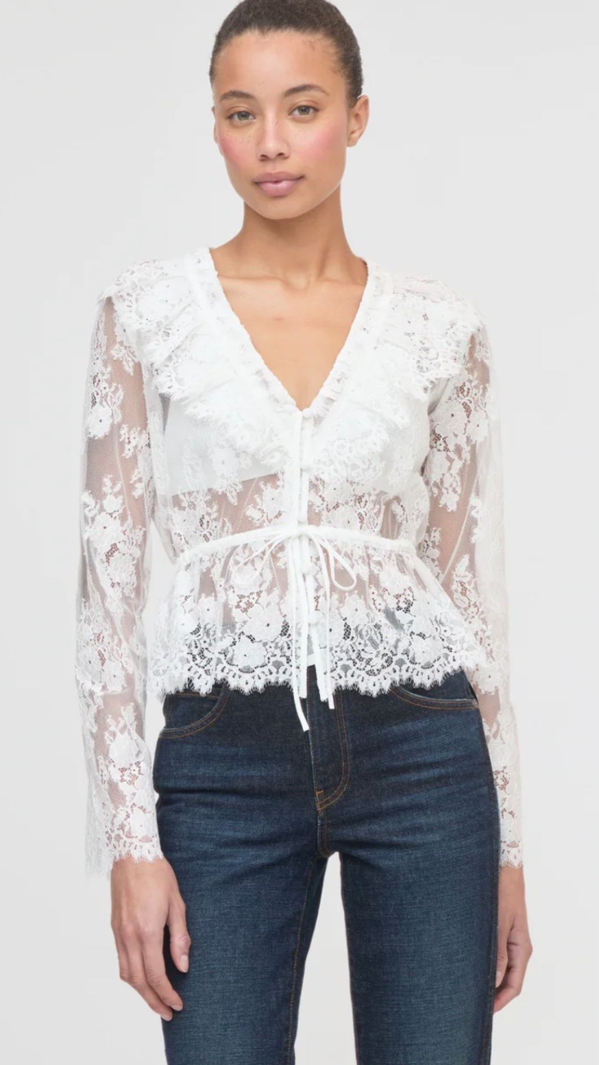 Hull House is killing it with their new arrivals. This lace top is so pretty and perfect for a date night, a girls night out, a special event!

#LTKMidsize #LTKSeasonal #LTKootd