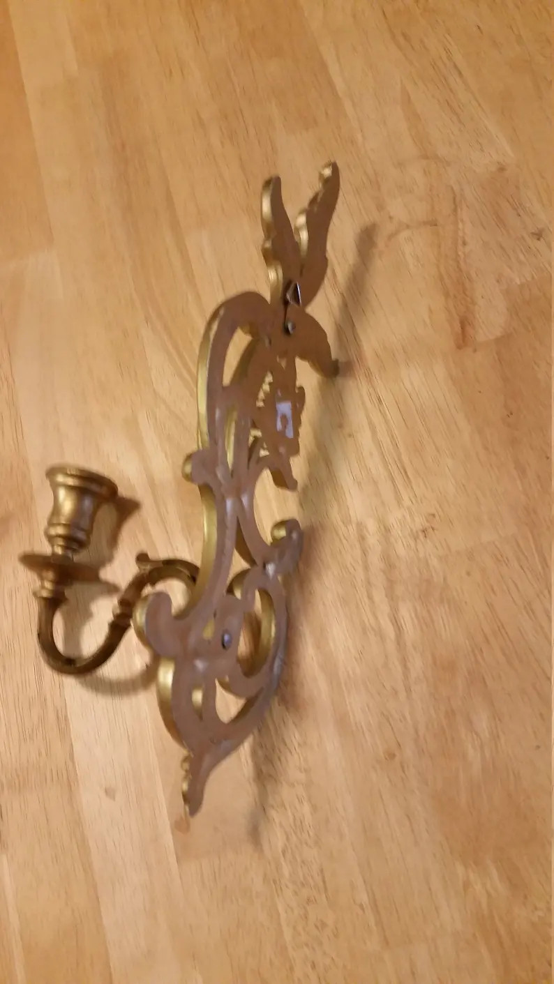 One Collectible Home Decor  Syroco Homco Candle Holder or Wall Sconce | Etsy (US)