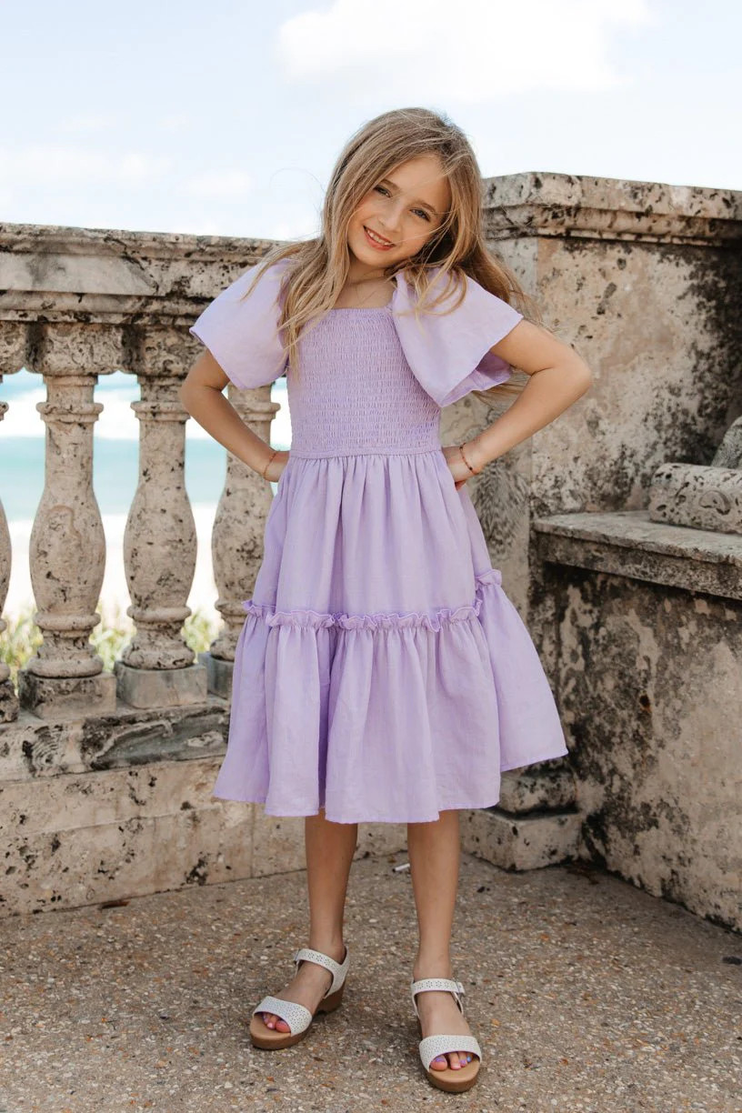 Mini Lennon Dress in Lavender | Ivy City Co