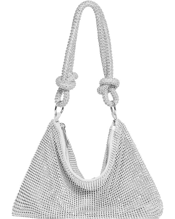 Rhinestone Purse for Women Evening Bag Glitter Sparkly Mini Handbags | Amazon (US)