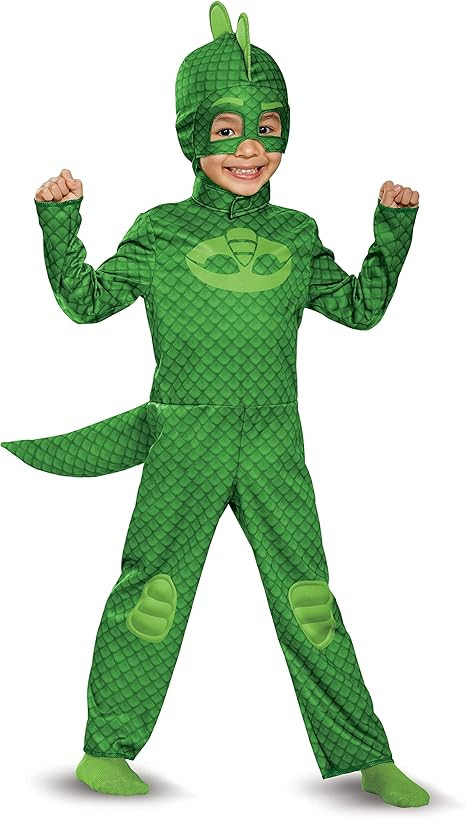 Disguise Gekko Classic Toddler PJ Masks Costume, Medium/3T-4T, Green | Amazon (US)