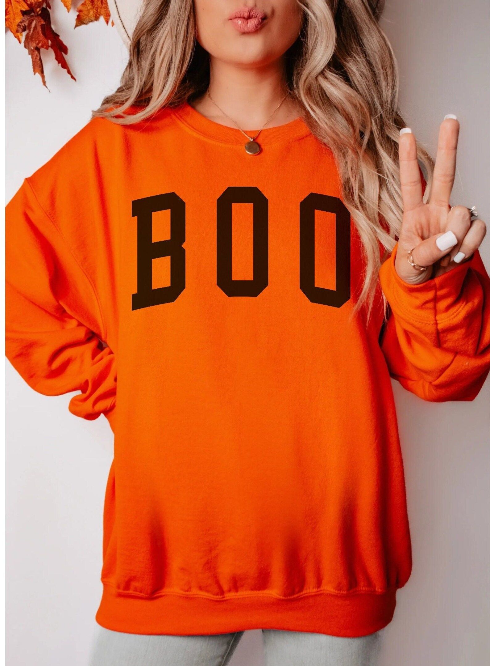 Halloween Sweatshirt  Boo Sweatshirt  Halloween Sweater  - Etsy | Etsy (US)