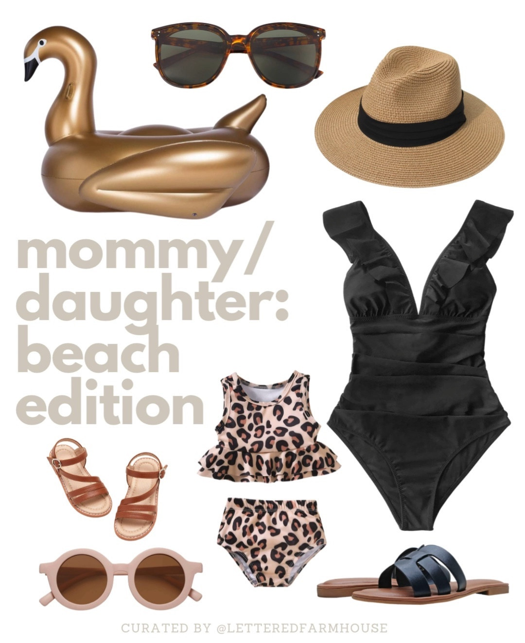 GET READY FOR YOUR BEACH VACATION! 

MOMMY DAUGHTER BEACH EDITION 

Get ready for some fun in the sun with our adorable mommy and daughter beach essentials! Our collection features trendy swimsuits, comfy sandals, stylish sunglasses, and more. Perfect for creating precious mother-daughter moments while enjoying the pool, beach, or any sunny adventure. Shop now and make unforgettable memories together!

women’s swimsuit / girls swimsuit / toddler swimsuit / sunhat / vacation outfit / toddler bikini / women’s one piece swimsuit / toddler sandals / toddler sunglasses / pool float / swan pool floatie / what to wear to Florida 

Follow my shop @LetteredFarmhouse on the @shop.LTK app to shop this post and get my exclusive app-only content!

#liketkit 

#LTKtravel #LTKfamily #LTKtravel #LTKswim #LTKSeasonal